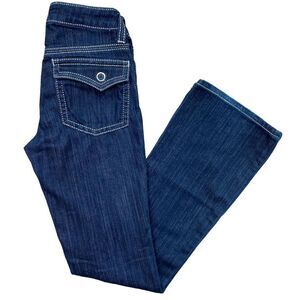 Cache Women's Blue and Navy Jeans